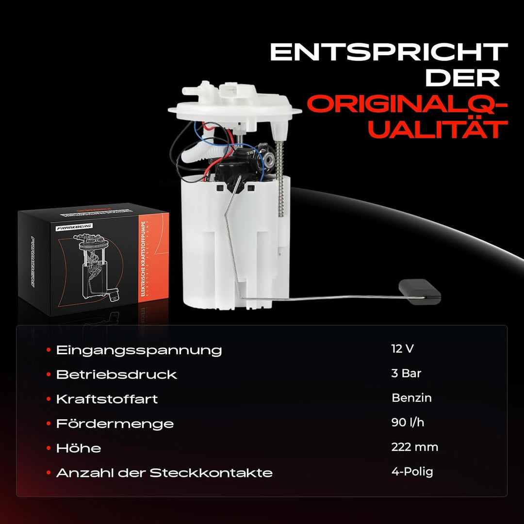 Kraftstoffpumpe Benzinpumpe für Fluence L30_ Grand Scénic III JZ0/1 Megane III DZ0/1 KZ0/1 BZ0 Scéni