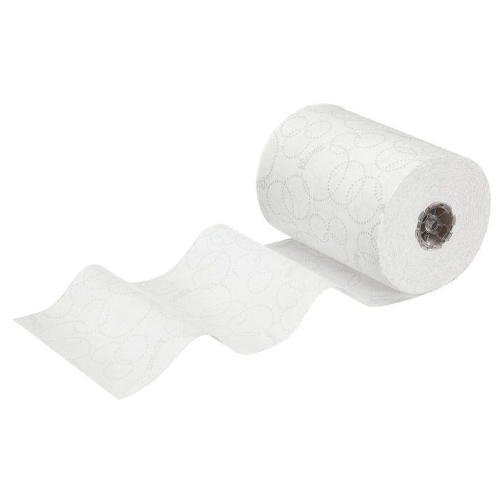 Kleenex Ultra Slimroll Rollenpapiertücher 6781 – 2-lagige Rollenhandtücher – 6 x 100 m weisse Rollen