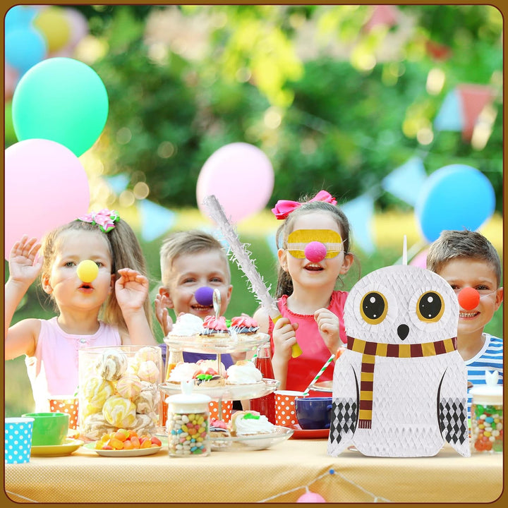 Eulen Pinata Set mit Augenbinde und Fledermaus (44 x 34 x 10 cm), perfekt für Mädchen, Kinder, Gebur