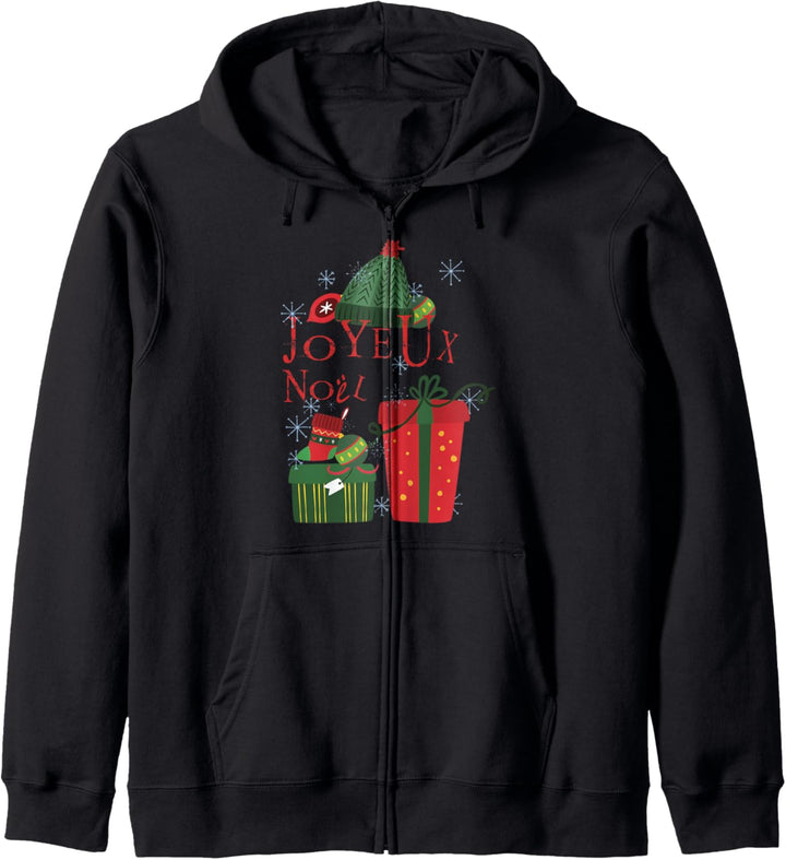 Joyeux Noel Frohe Weihnachten Französisch Feiertage Kapuzenjacke