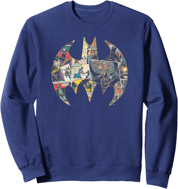 Batman Collage Shield Sweatshirt