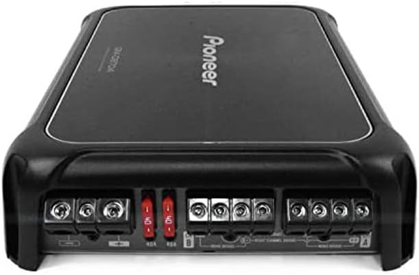 Pioneer GM-D9704 4-Kanal Class-D Verstärker (1.600 W), Variabler TPF & HPF, Sensor für Lautsprechere