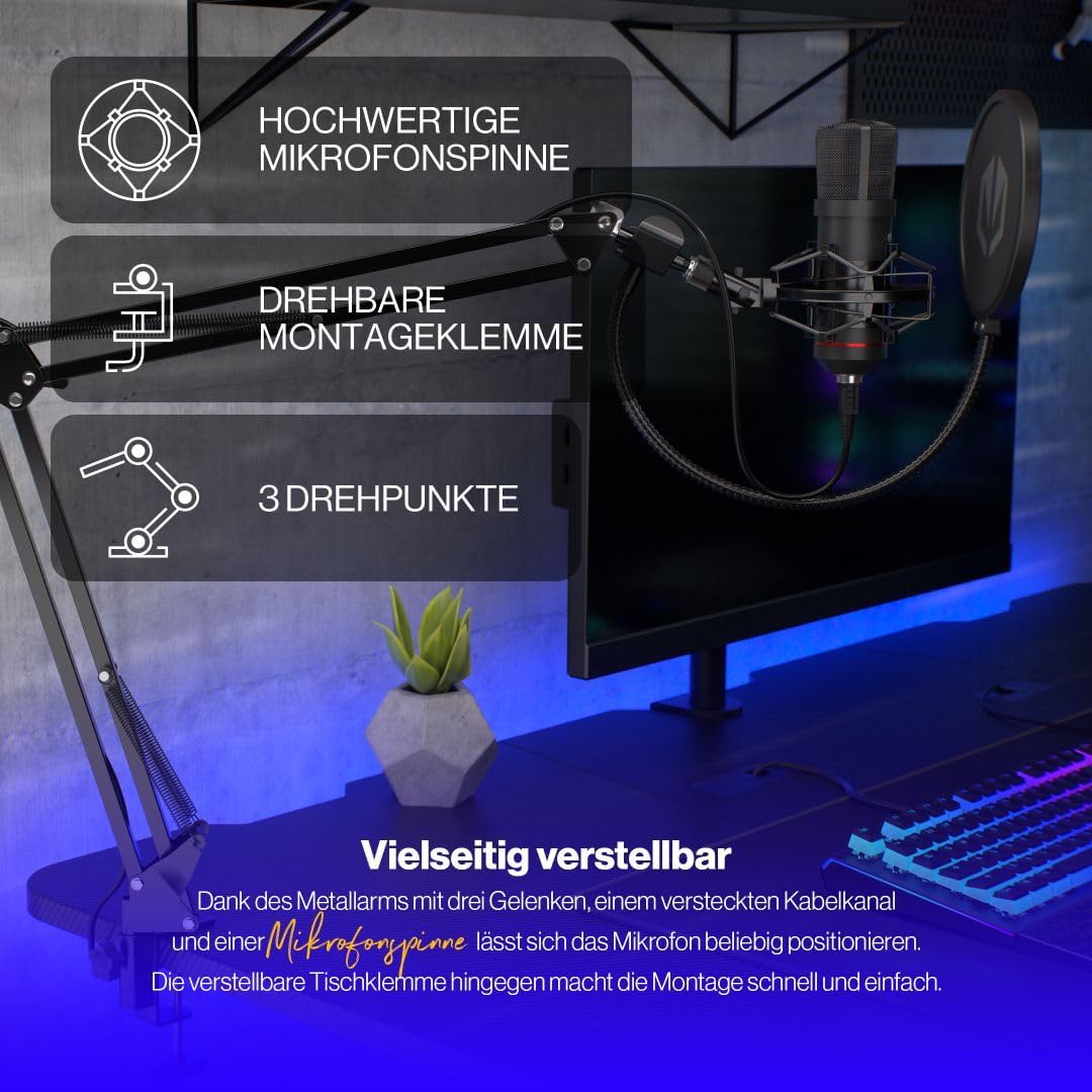 ENDORFY Solum, hochwertiges USB-Computermikrofon | EY1B001