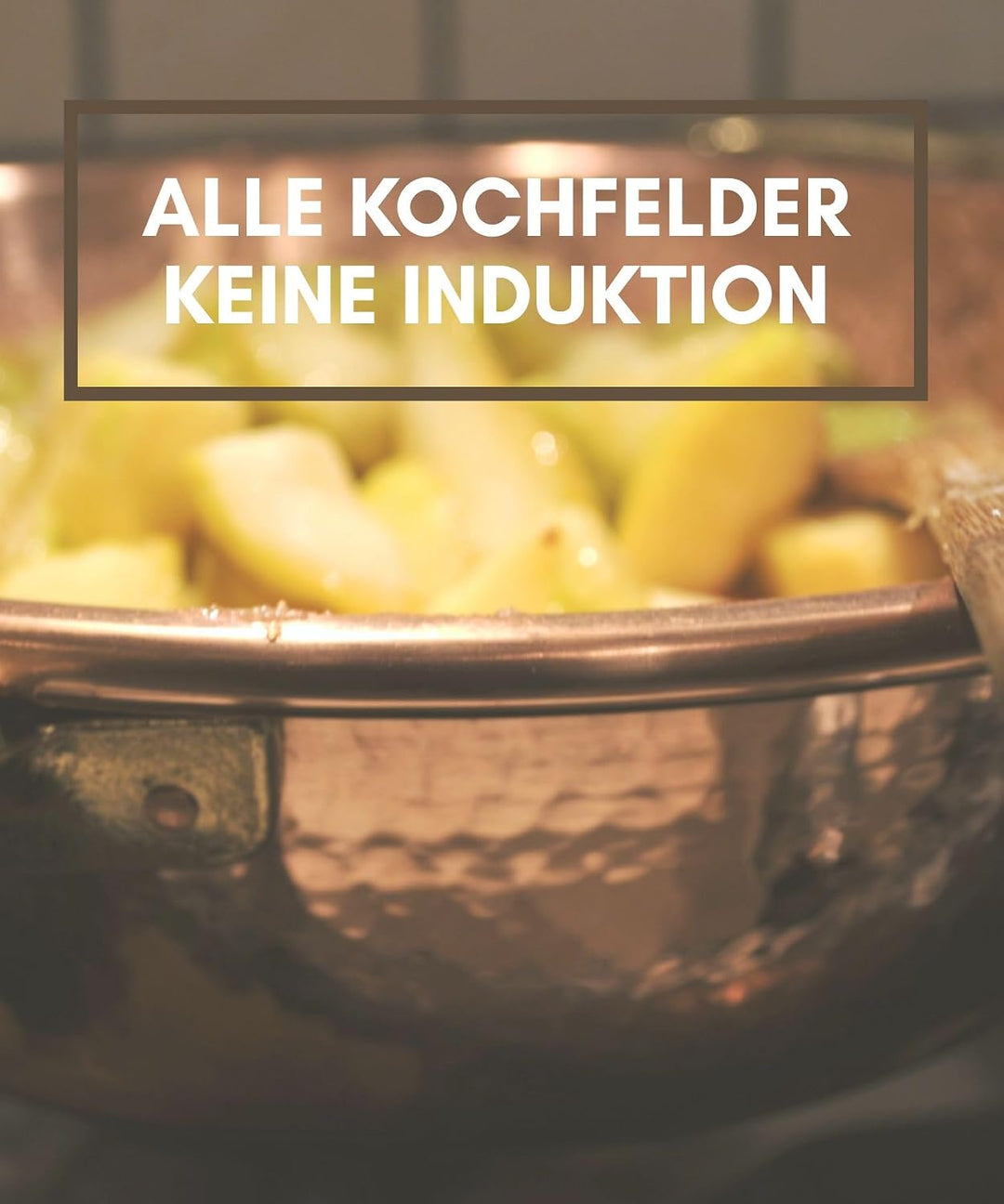 Marmeladentopf - Kupfertopf für hausgemachte Marmelade - Topf mit 2 Griffen - 32 cm - handgefertigt