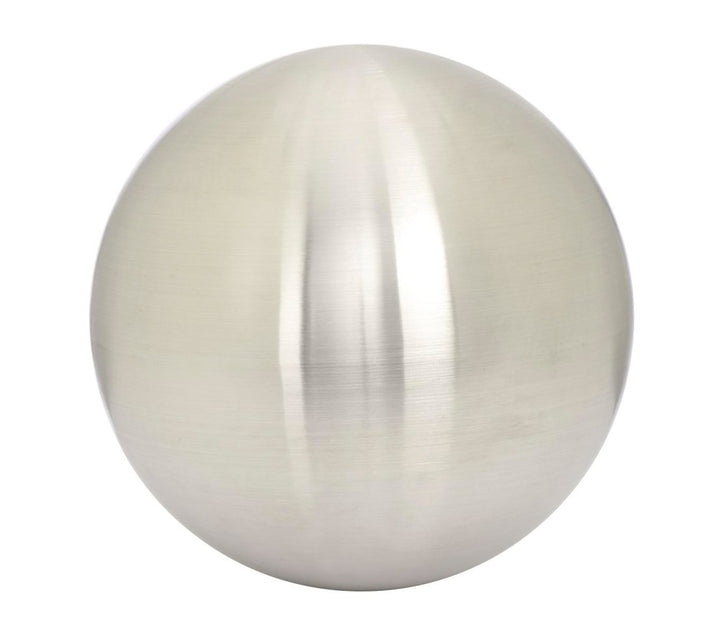 Dehner Edelstahlkugel gebürstet, Ø 25 cm, silber Silber Ø 25 cm, Silber Ø 25 cm