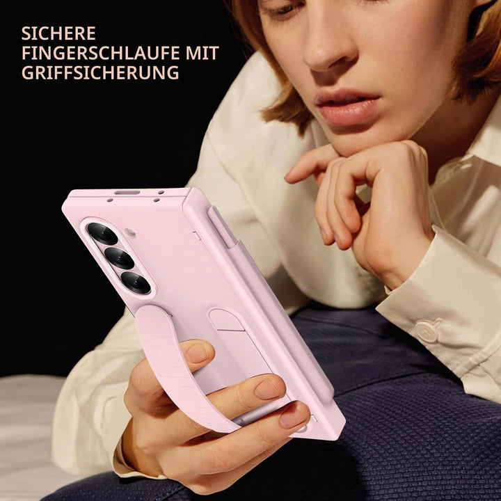 NINKI für Samsung Galaxy Z Fold 5 Hülle mit Displayschutz Samsung Fold 5 Hülle mit Stift Halter Gala