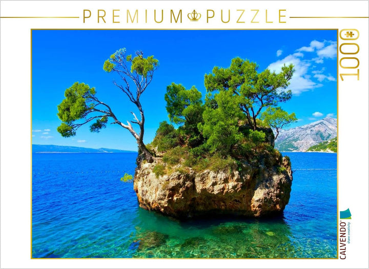 CALVENDO Puzzle Brela 1000 Teile Lege-Grösse 64 x 48 cm Foto-Puzzle Bild von Thomas Polske, 1000 Tei