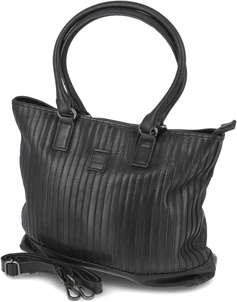 FREDsBRUDER Vertical Schultertasche Leder 40 cm