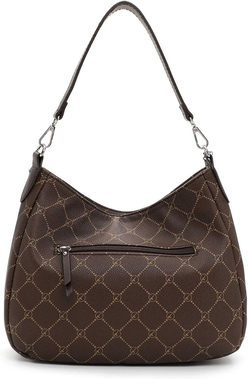 Tamaris Beutel TAS Anastasia 30901 Damen Handtaschen Print darkbrown 218, Darkbrown