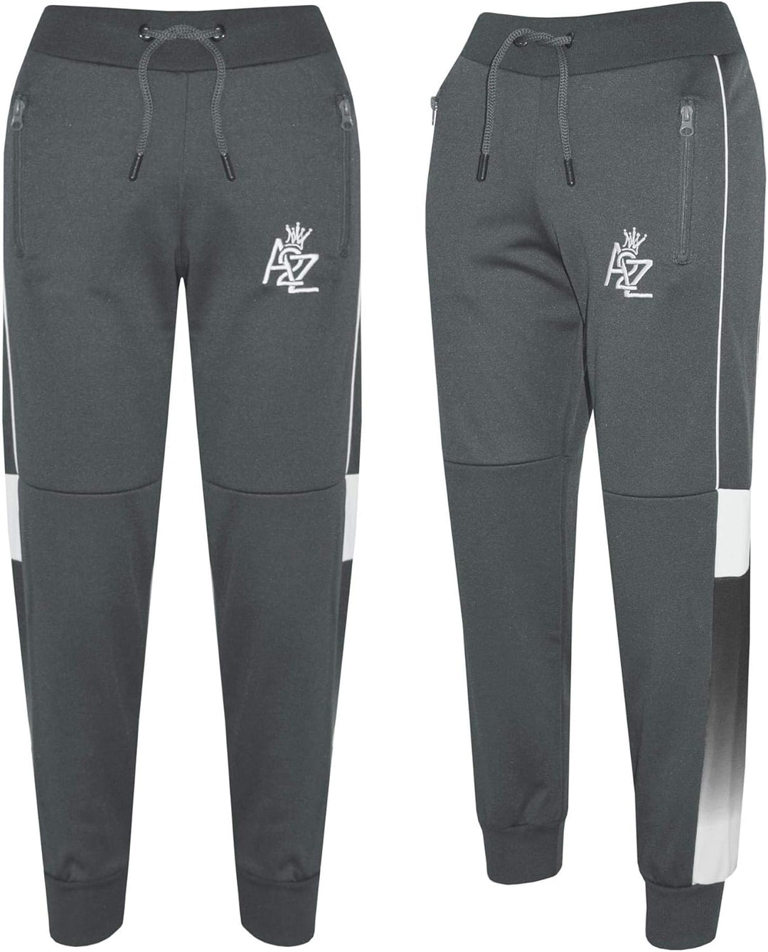 A2Z 4 Kids Kinder Mädchen Jungen Unisex Trainingsanzug Marineblaue Designer Kontrast Getäfelt Vlies