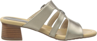 Clarks Damen Desirae Palm Sandale mit Absatz 38 EU Bronze Metallic, 38 EU Bronze Metallic