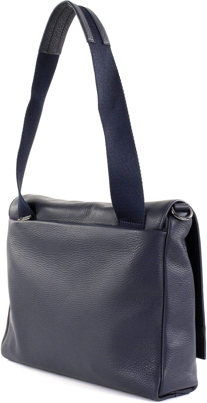 Mandarina Duck Damen Mellow Leather Umhängetasche Dress Blue, Dress Blue
