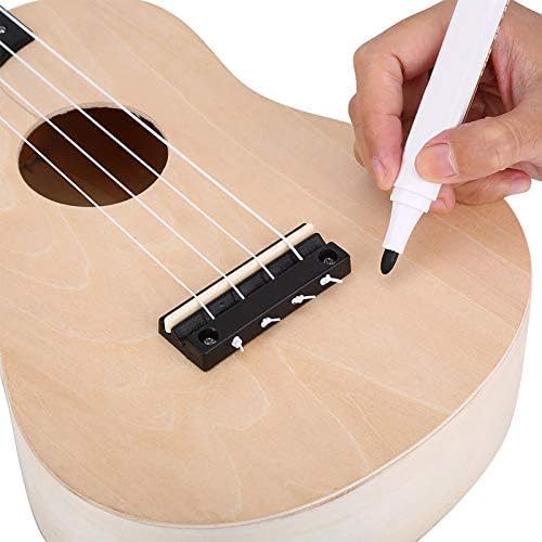Für Gitarre Bausatz Komplett - Ukelele Kit, 21 Zoll Basswood 4-Saiter Ukelele Diy Kit Instrument Zub