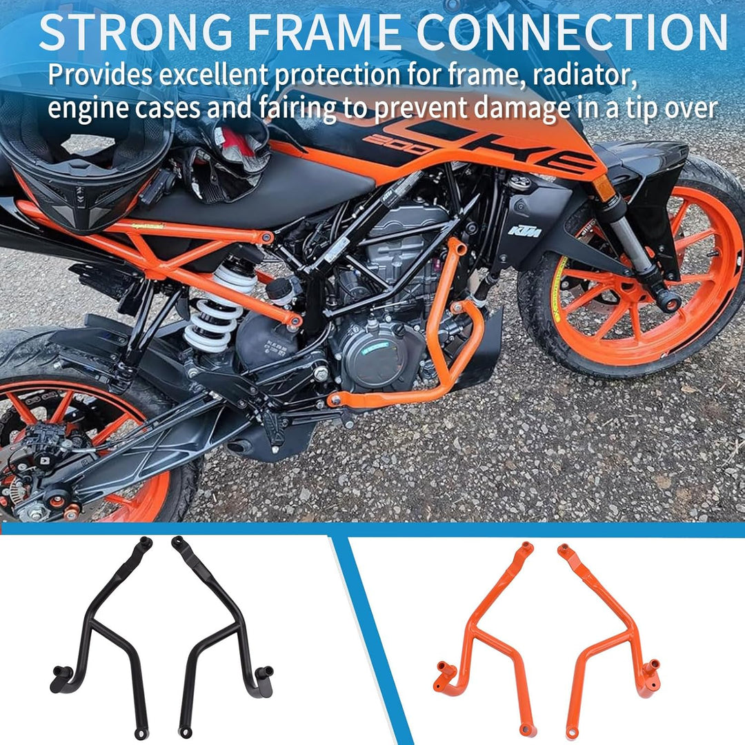 Motors chutz autobahn crash bar motorrad rahmens chutz stossstange für K&T&M Duke 200(2020-2024) Duk