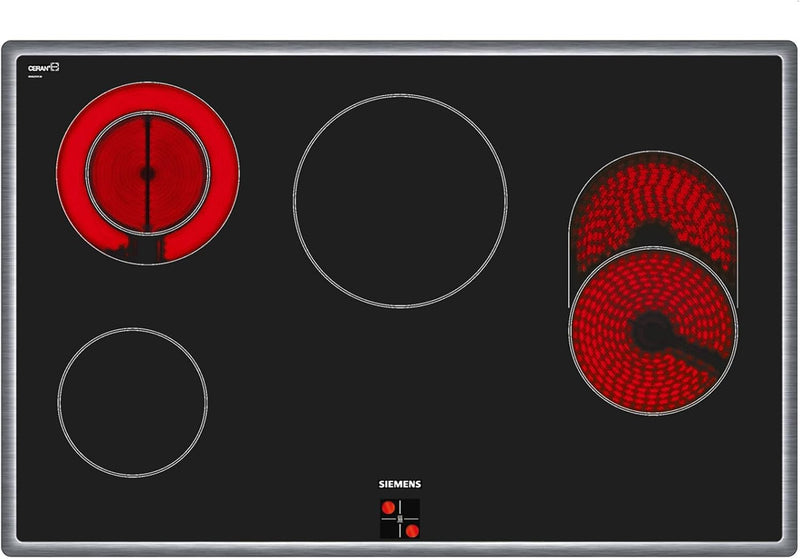 Siemens iQ300 Elektrokochfeld EA845GN17 / herdgebunden / 80 cm / aufliegender Rahmen / 4 highSpeed K