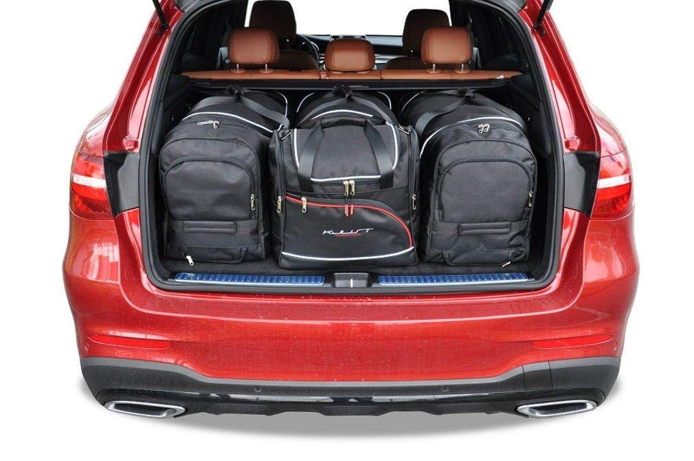 KJUST Kofferraumtaschen 4 stk kompatibel mit MERCEDES-BENZ GLC X253 2015-2022