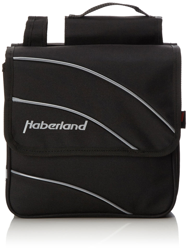 Haberland Kim Doppeltasche 28 x 28 x 11 cm Schwarz, 28 x 28 x 11 cm Schwarz