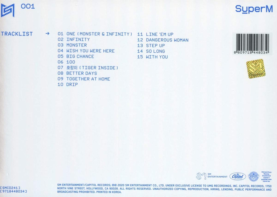 Super One (Ltd. Unit A Version), Audio-CD