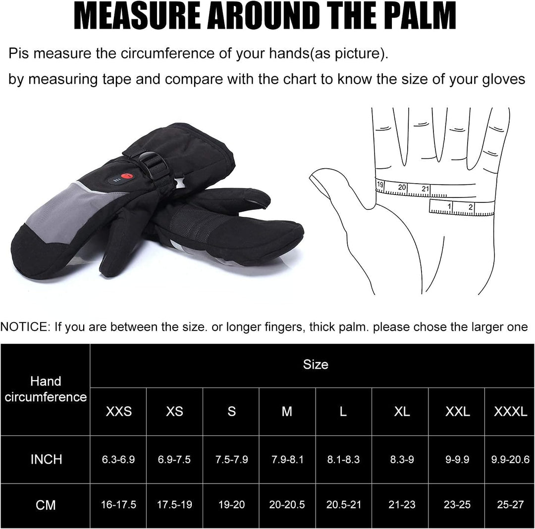Beheizbare Handschuhe Elektrisch Beheizte Handschuhe Motorradhandschuhe wasserdichte Fahrradhandschu