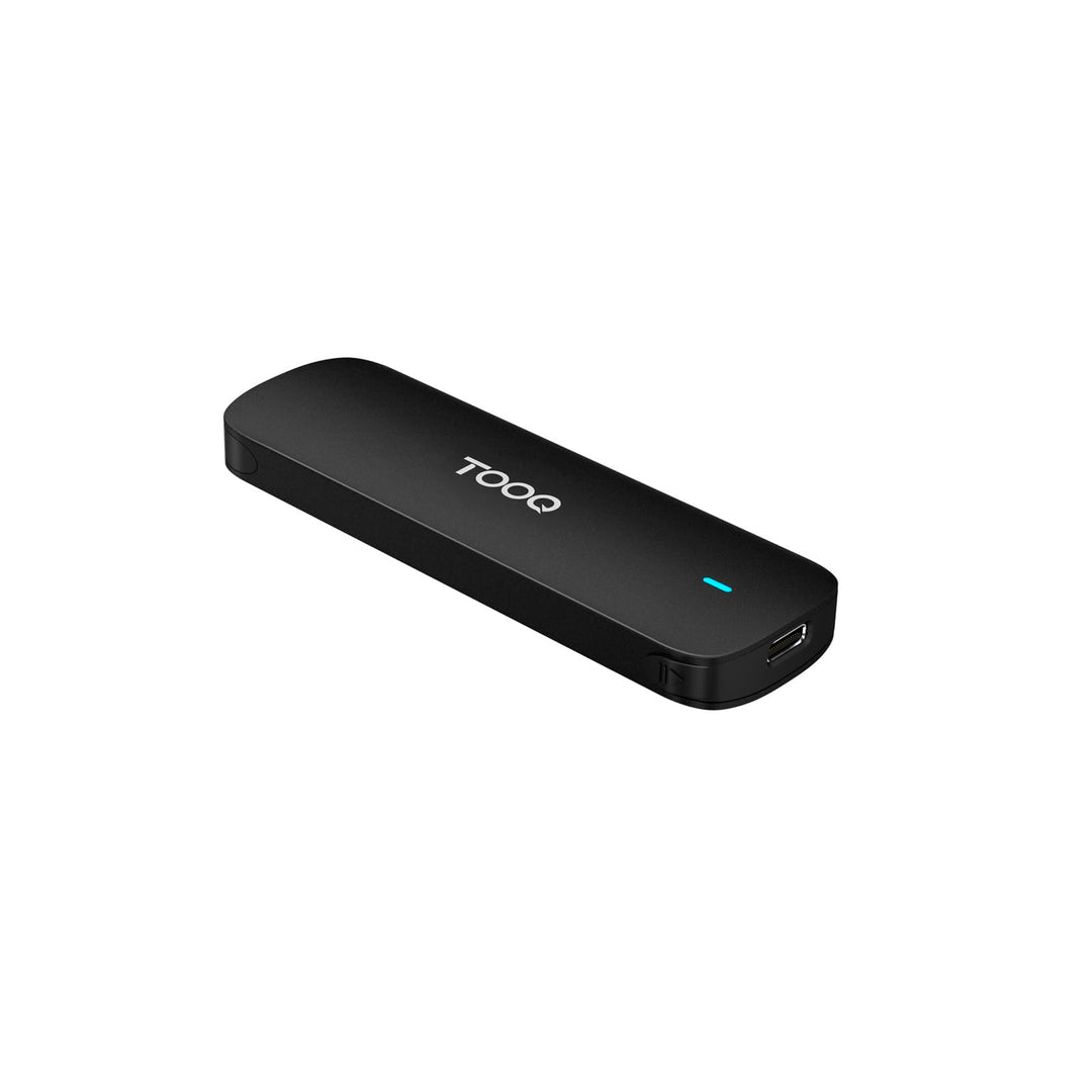 TOOQ TQE-2201B – Externes Gehäuse für M.2 NVMe SSD, Aluminium, Schwarz