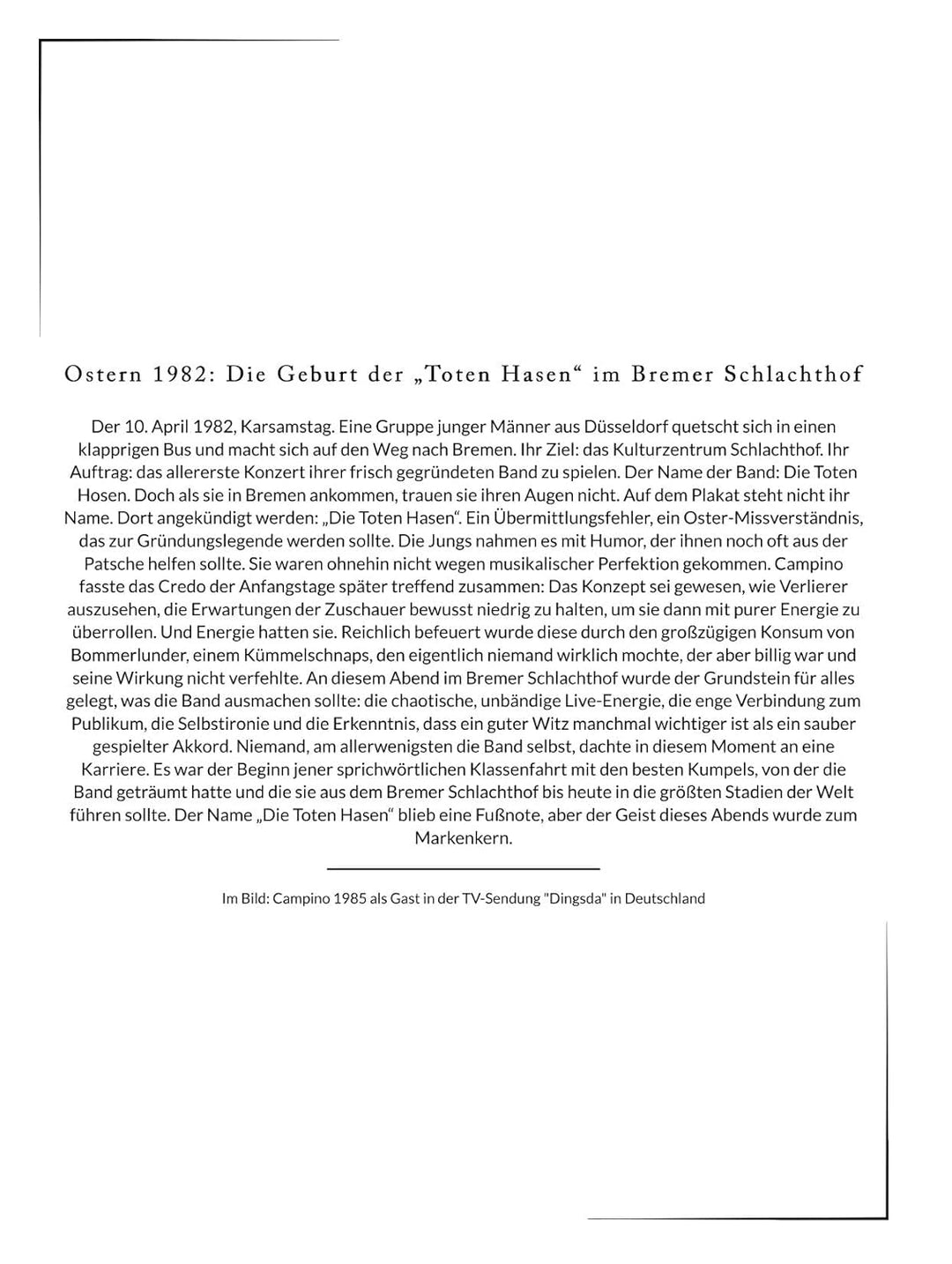 Unsterblich: Die Biografie über Die Toten Hosen. Hochwertige Hardcoverausgabe, Taschenbuch