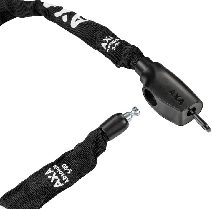 AXA Absolute 5-90 Kettenschloss – Länge 90 cm – Sicherheitsstufe 7 – Stahlglieder 5 mm – Hohe Sicher