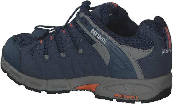 Meindl Herren Nebraska Trekking-& Wanderhalbschuhe 26 EU Navy Orange, 26 EU Navy Orange
