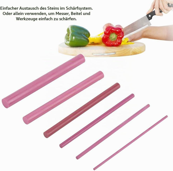 Professional Ruby Whetstone, 6 PCS 30000