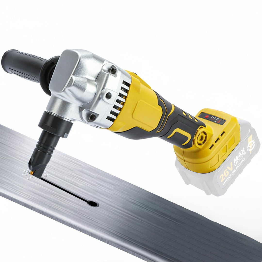 Blechknabber Kompatibel mit DeWalt 20V – Kabellose Blechnibbler mit 360° Drehbarem Knabberkopf und E