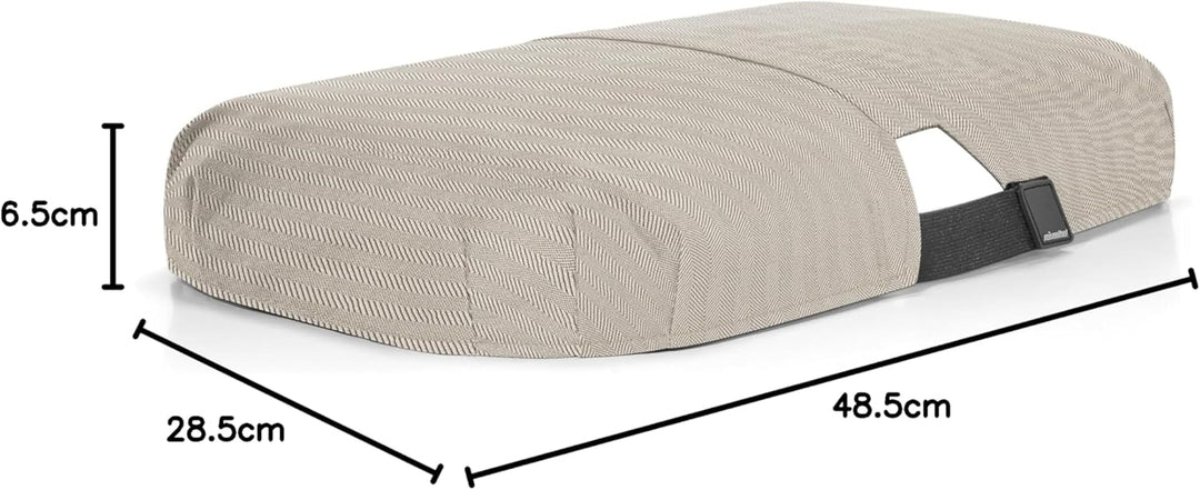reisenthel carrybag cover herringbone sand – Schutzhülle für Einkaufstaschen, einfach zu platzierend