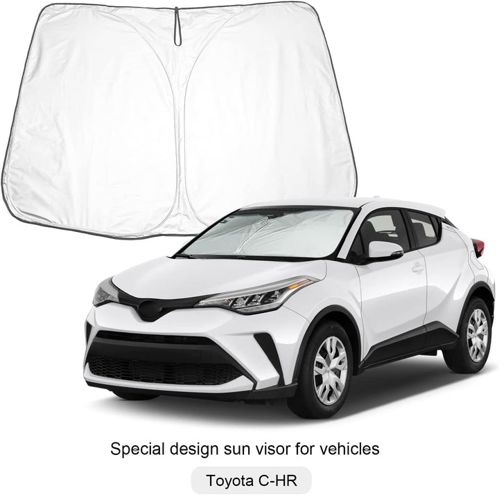 BIXUAN CH-R Sonnenschutz kompatibel mit Toyota C-HR ZYX10 NGX50 Serie 2016-2023 Windschutzscheibe fü