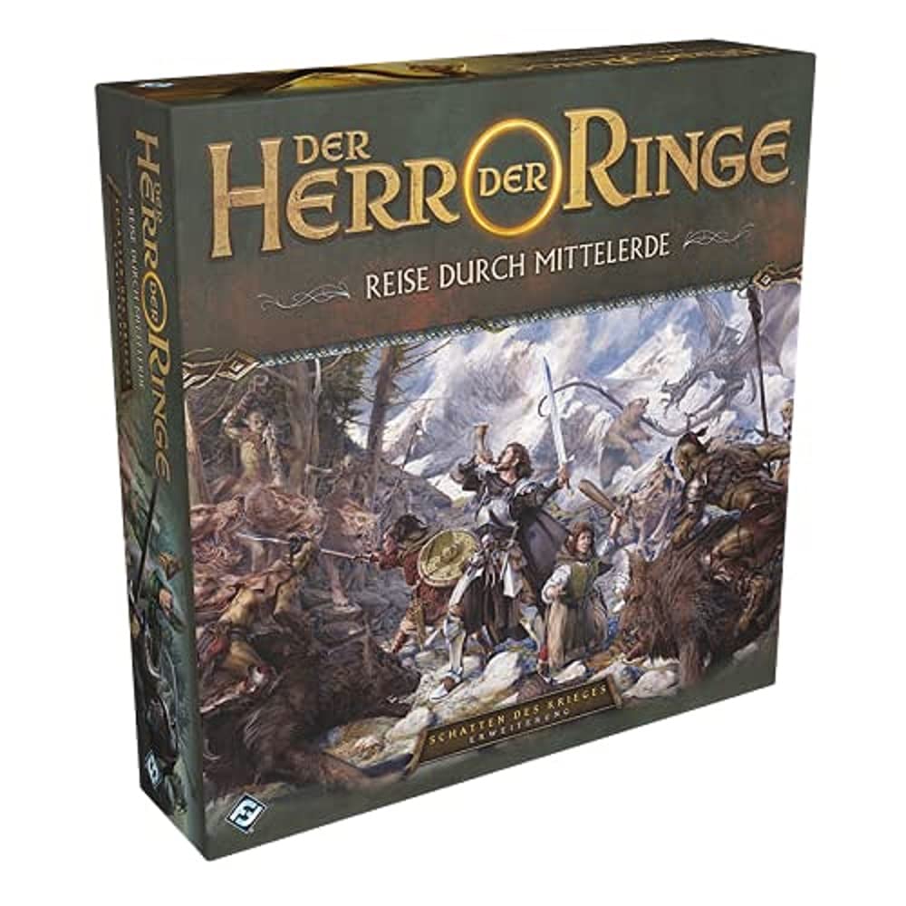 Asmodee | Fantasy Flight Games | Der Herr der Ringe: Reise durch Mittelerde – Schatten des Krieges |