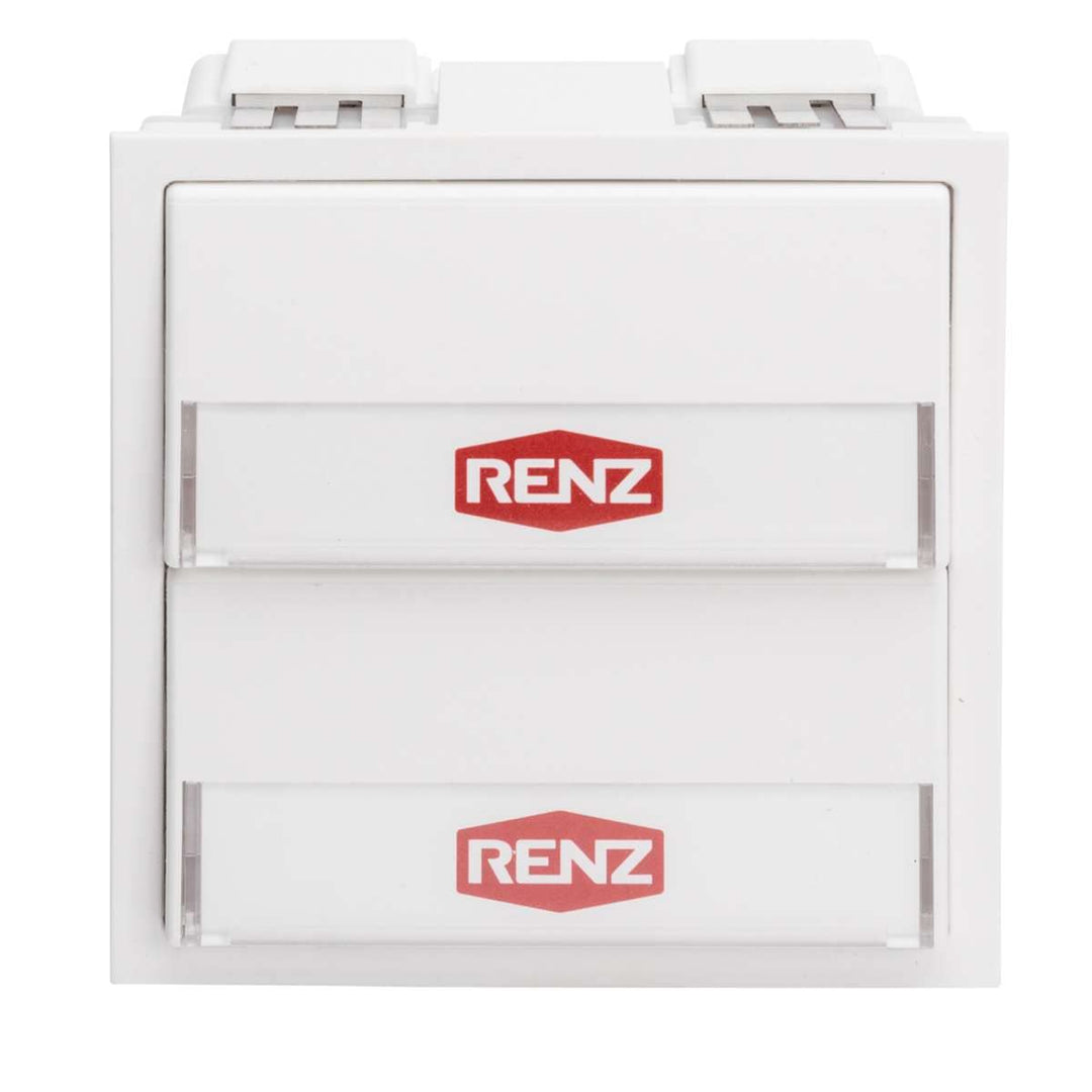 RENZ Tastenmodul mit 2 Klingeltaster weiss RENZ Nummer 97-9-85270