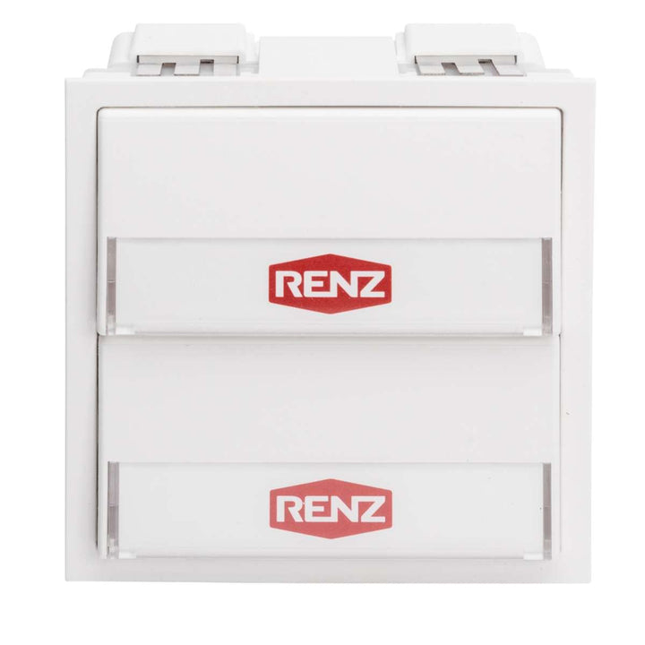 RENZ Tastenmodul mit 2 Klingeltaster weiss RENZ Nummer 97-9-85270