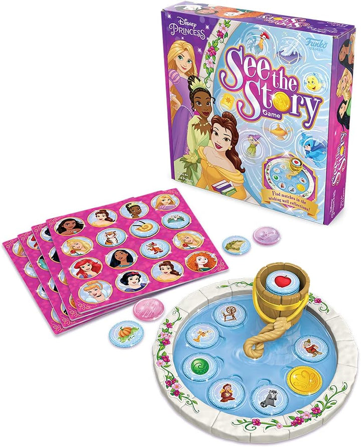 Funko Games Funko Signature : Disney Princess See The Story Game - Disney Princesses - Light Strateg