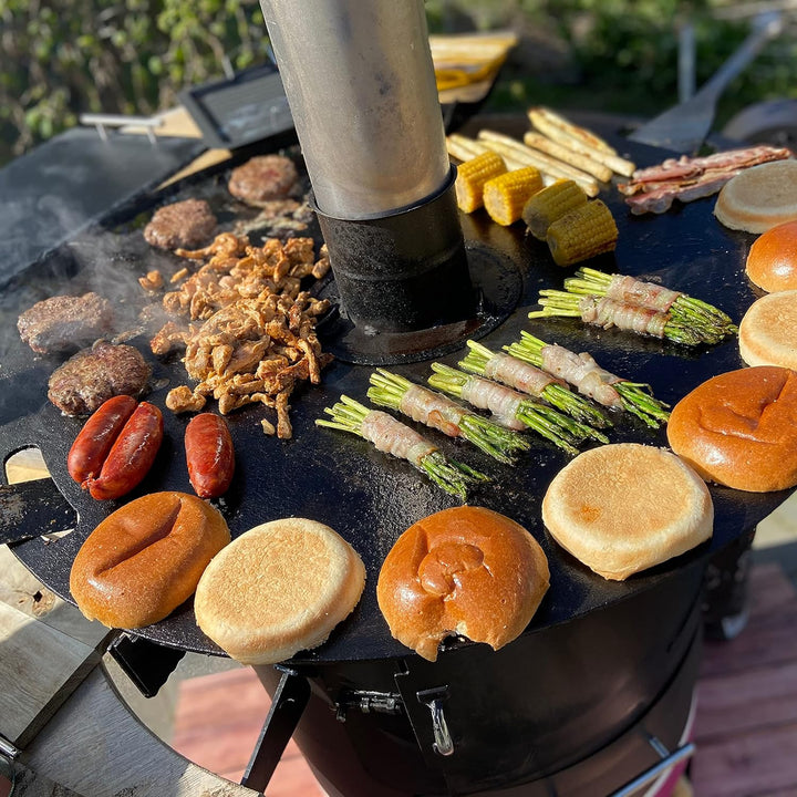 A. Weyck Tools Feuerplatte 80cm 5mm für Feuertonnen Grillplatte Plancha Grillring #02