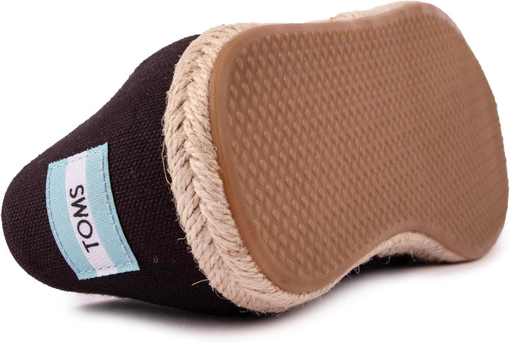 TOMS Herren Alpargata Rope Classic Flacher Slipper, Total Black