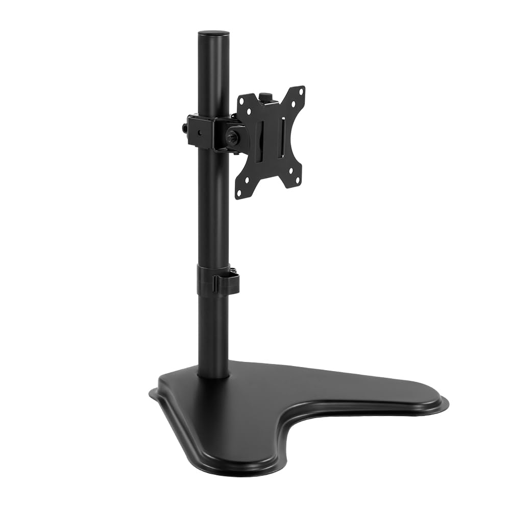 KKTONER Universal Monitor Ständer Bildschirm Stand Metallfuss Freistehendes Tischchen Halterung für