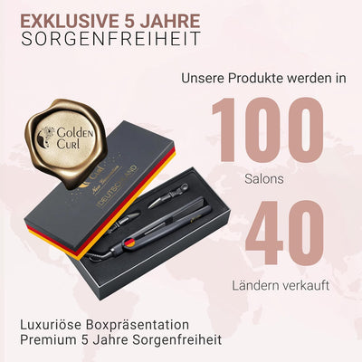 Glätteisen Locken und Glätten Haarglätter - 5 Jahre sorgenfreie Benutzung - Haar Styling Hair Straig