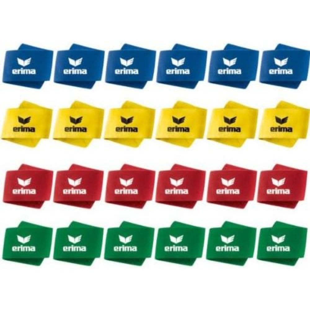 Erima Guard Stays 24 Paar Schienbeinschoner Einheitsgrösse New Royal/Gelb/Rot/Smaragd, Einheitsgröss