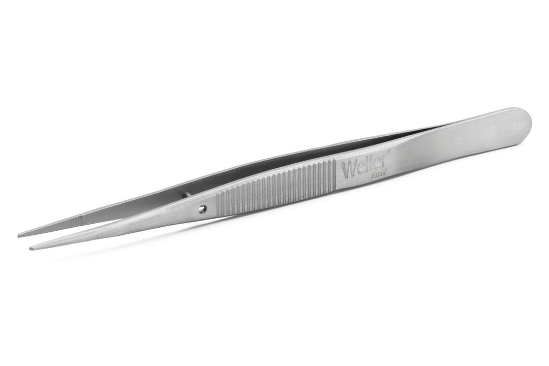Weller Erem 20AS Präzisionspinzette, Mit Geriffeltem Fingerprofil Und Innen Geriffelten Spitzen Für