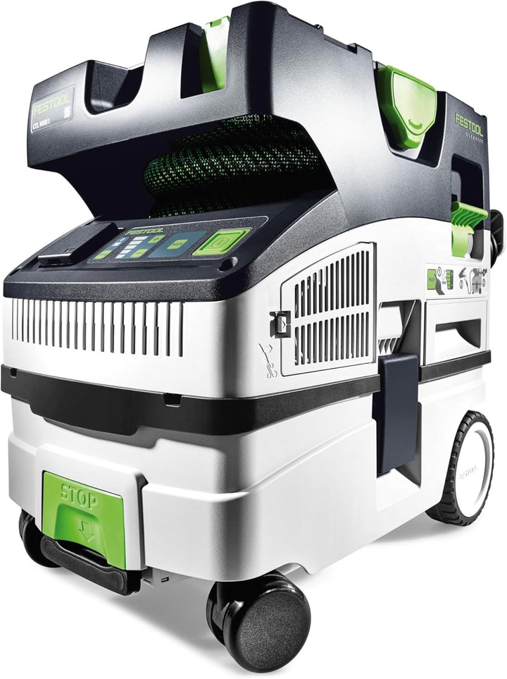 Festool Absaugmobil CTL MINI I CLEANTEC (mit Hauptfilter, SELFCLEAN Filtersack, Saugschlauch glatt Ø