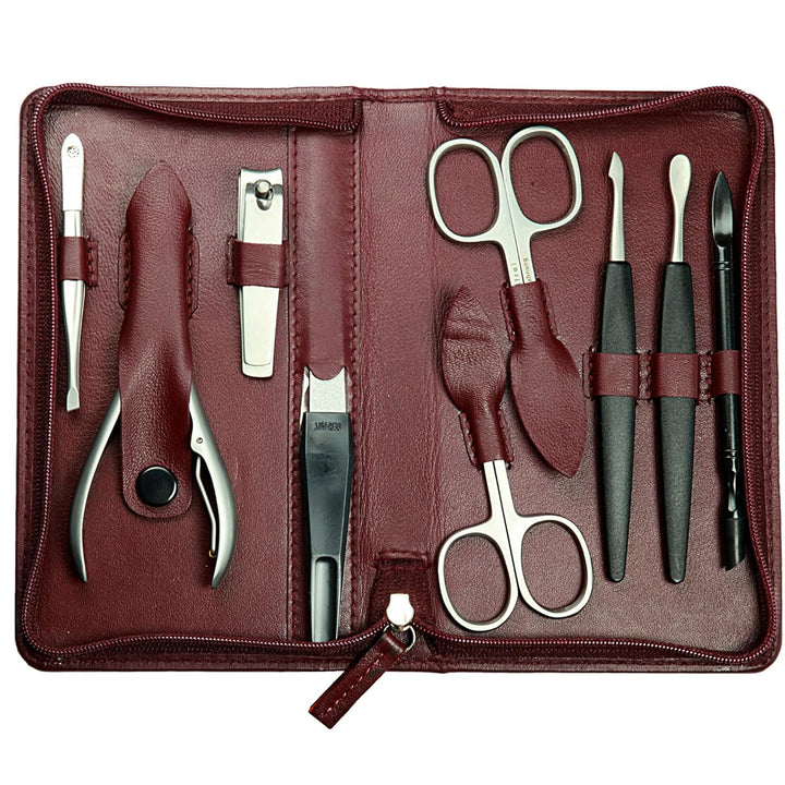 Sonnenschein by Hans Kniebes - Manicure-Etui, Reissverschluss: 9-tlg. Bestückung, rostfrei-edelmatti