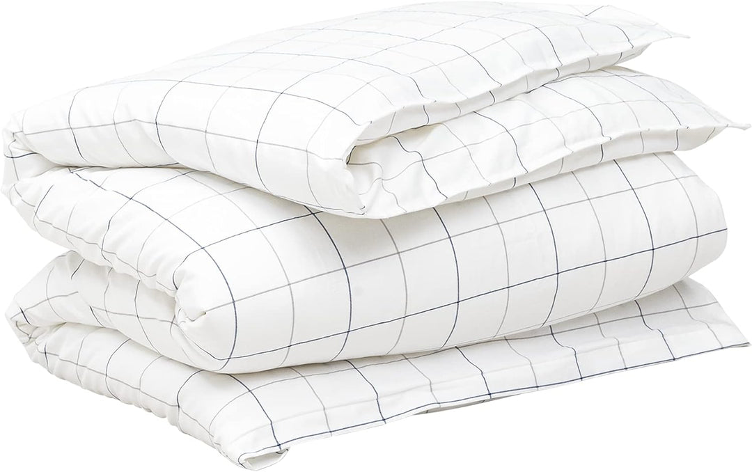 GANT Twill Check Bettdeckenbezug einzeln Dry Sand Grösse 135x200cm Kariert Bezüge