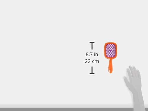 Jäneke Superbrush Bürste orange mit Fuxia Igel - 55 gr. Corpo Arancione con Riccio Fuxia, Corpo Aran
