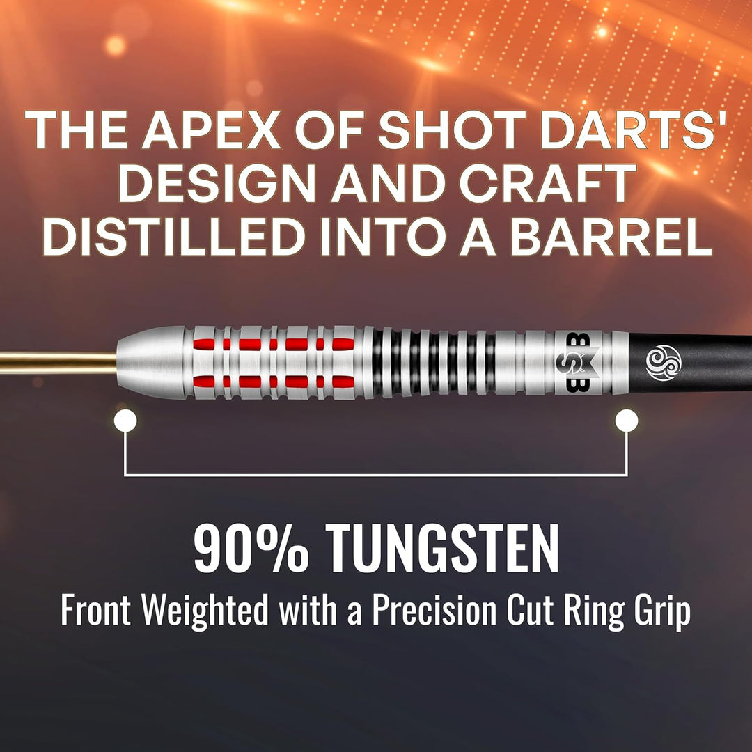 Shot! Steel Darts Michael Smith Bully Boy Believe 90% Tungsten Steeltip Darts Steeldart Hochwertige