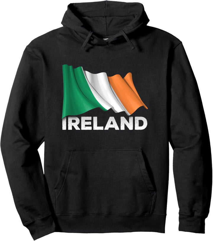 Irland Country Shirt - Winkende irische Flagge Pullover Hoodie