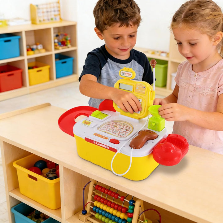 Kinder Kasse Spielset, ABS+PP+PE, Sound, 3+, Lernspielzeug | ABS+PP+PE,Spritzguss+Blasformen,Rechenm