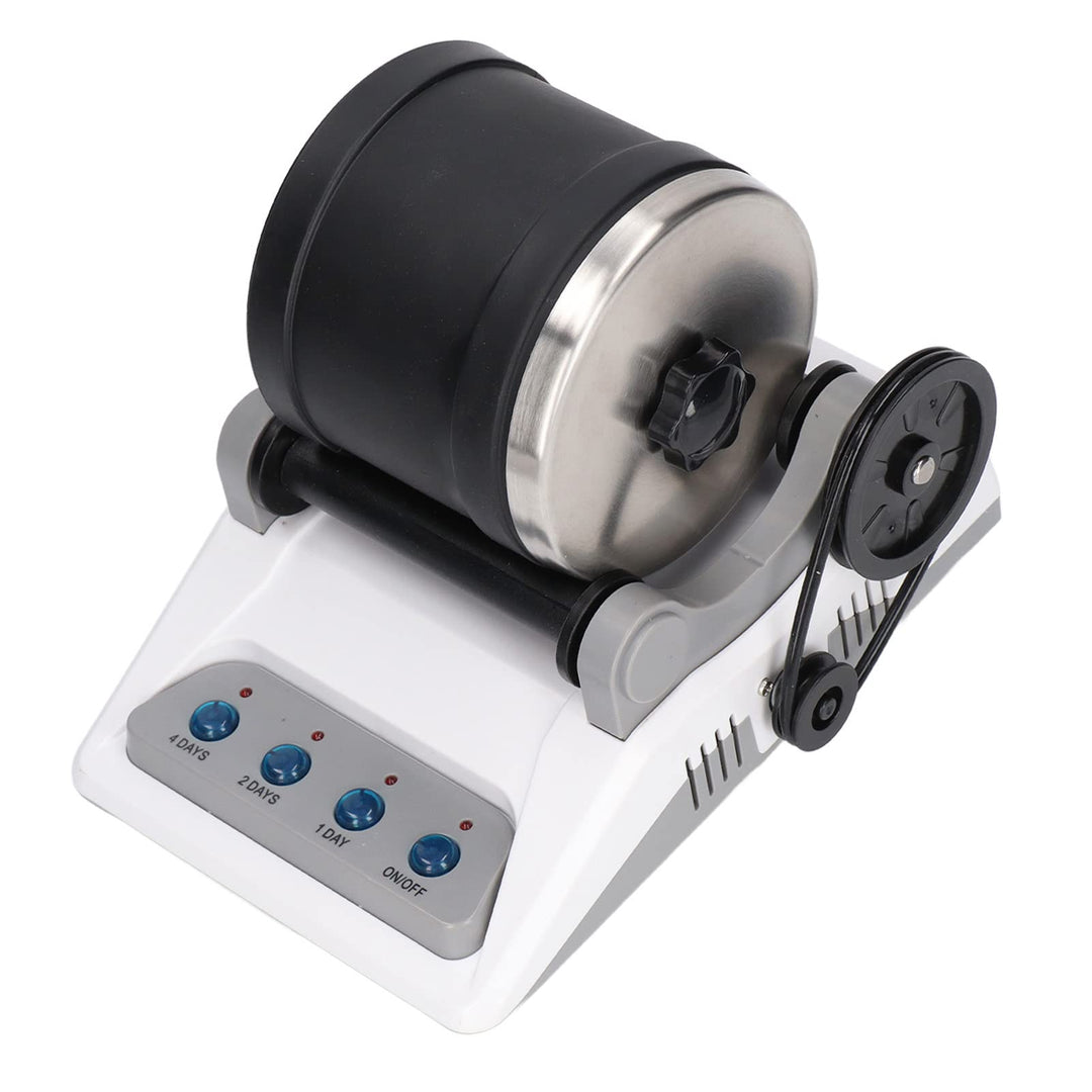 lyrlody Rock Tumbler Kit, Schmuck Poliermaschine für Edelsteine DIY Steinpoliergerät mit Poliermitte