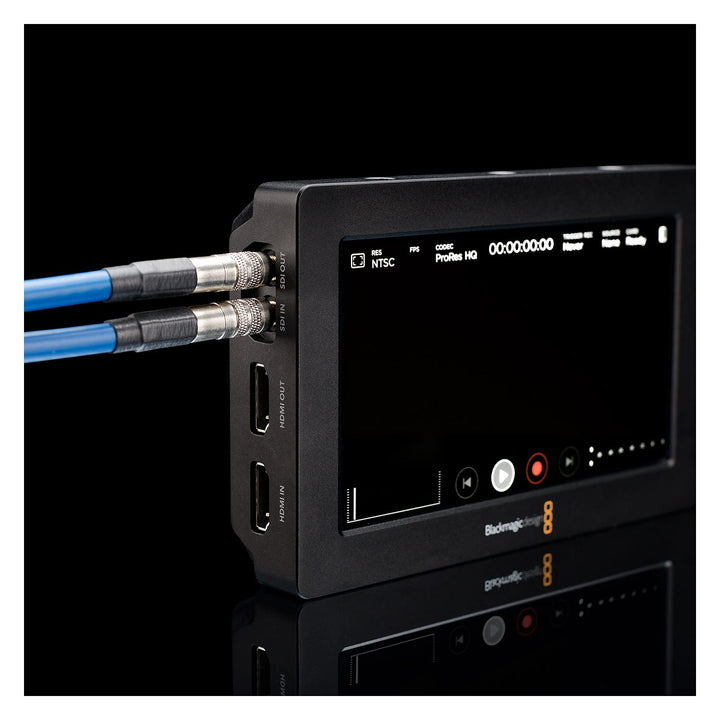 SommerCable 25cm Video- Adapterkabel SDI in/Out Video- DIN 1.0/2.3 Male auf BNC Stecker SC-Vector 0.